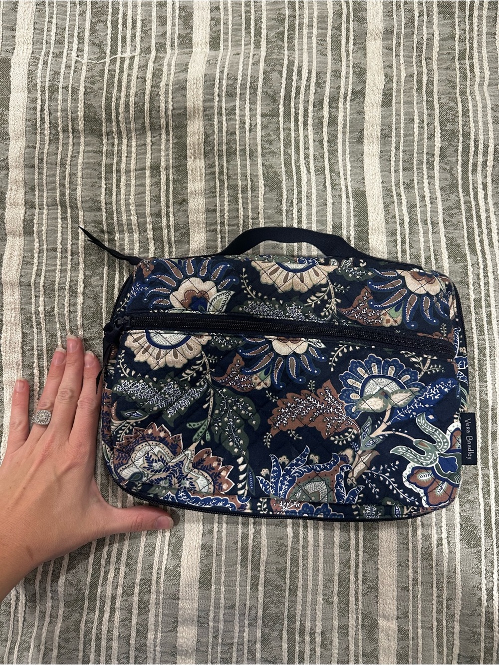 Vera Bradley Diaper Pouch in Java Navy